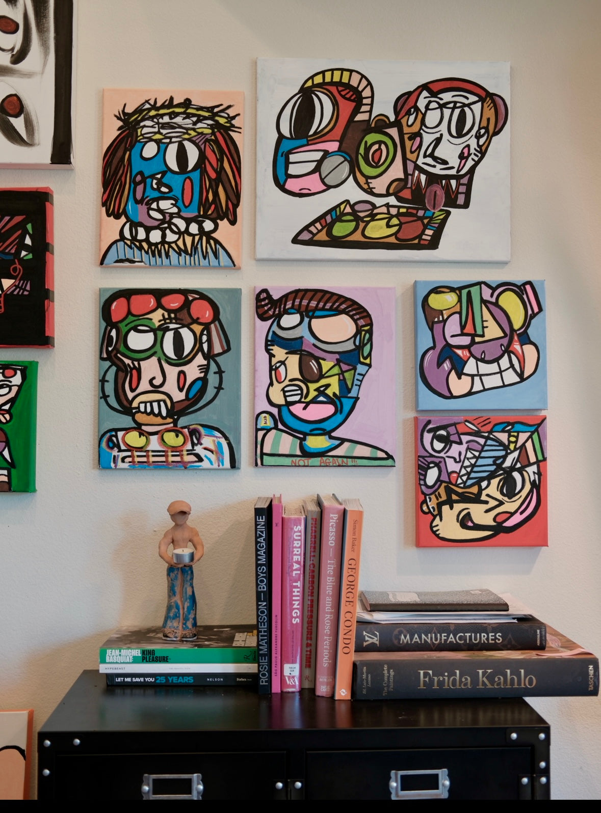 Imaginary Friends Collection 11x14 inches acrylic on canvas