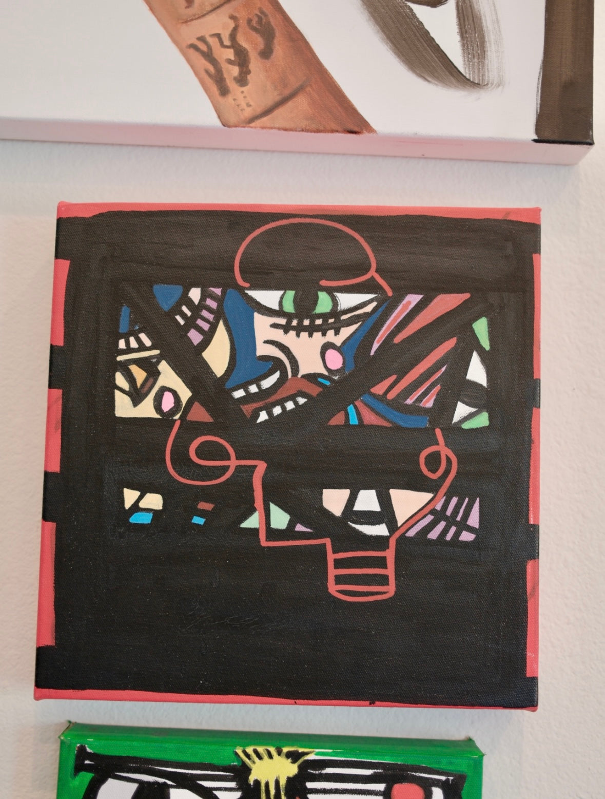 Imaginary Friends Collection 12x12 inches acrylic on canvas