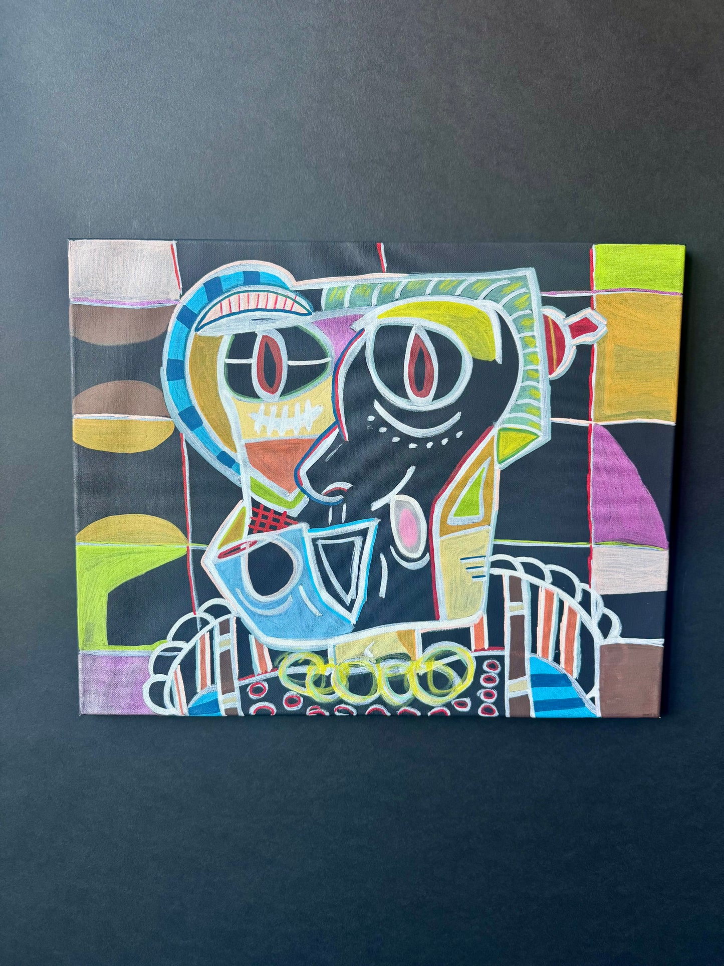 “Imagined Reflections” Collection 20x16 inches acrylic on canvas