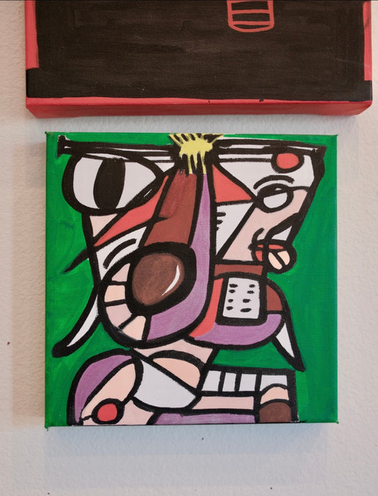 Imaginary Friends Collection 10x10 inches acrylic on canvas