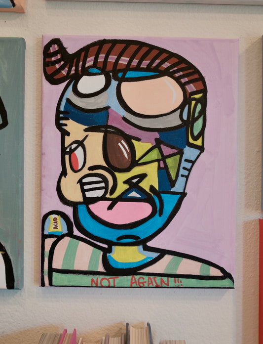 Imaginary Friends Collection 11x14 inches acrylic on canvas