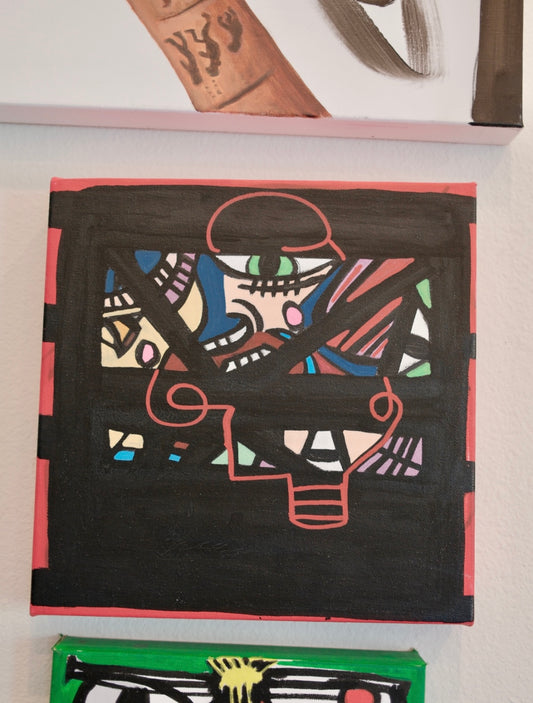 Imaginary Friends Collection 12x12 inches acrylic on canvas