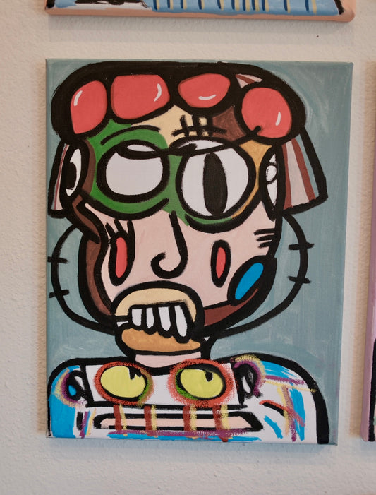 Imaginary Friends Collection 11x14 inches acrylic on canvas